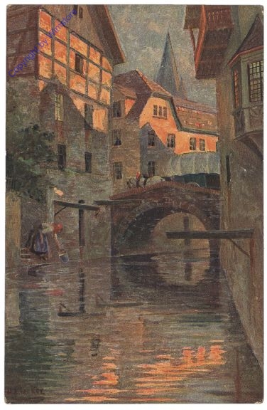 Häuser am Fluss