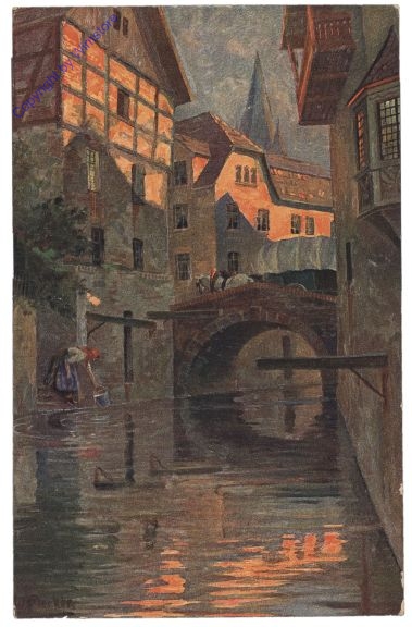 Häuser am Fluss
