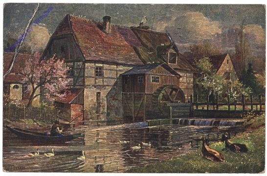 ak161911 Mühle am Bach