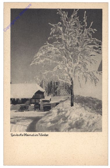 Deutsche Heimat im Winter
