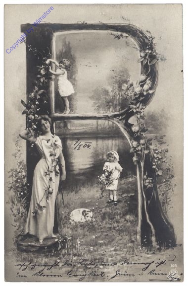 R - Dame mit zwei Kindern
