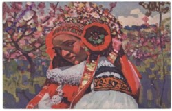 Dame in Tracht