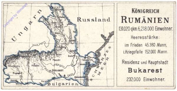 Jordan & Timaeus: Chocolade, Cacao; Carl I. König v. Rumänien