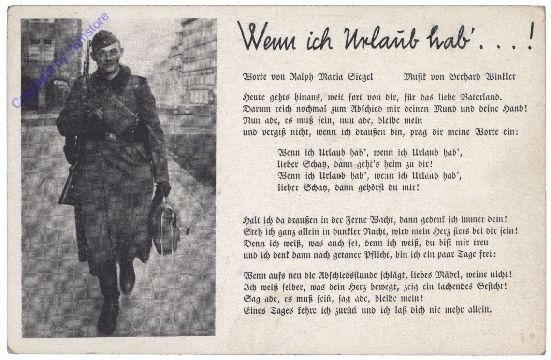 Wenn ich Urlaub hab'...