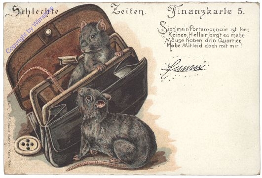 Schlechte Zeiten. Finanzkarte 5