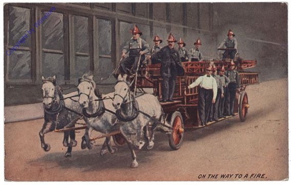 On the way to a fire