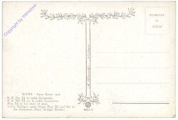 Papst Pius XI auf dem heiligen Stuhl