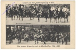 Kaiserhuldigungs-Festzug Gruppe aus dem Jubiläumsfestzug in Wien