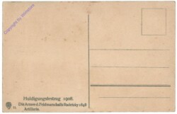 Huldigungsfestzug 1908, Die Armee d. Feldmarschalls Radetzky 1848 Artillerie