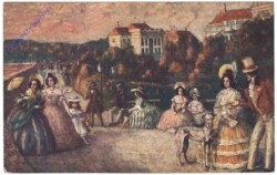 Gesellschaft beim Spaziergang