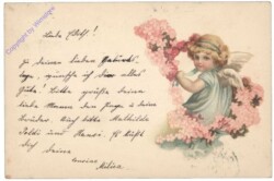 Engelein mit Blumen
