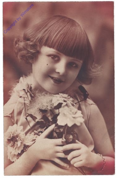 Mädchen mit Blumen