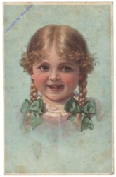 Mädchen mit Zöpfen