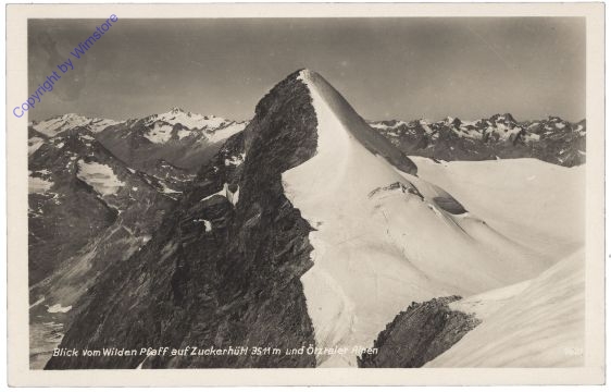 Stubaier Alpen, Blick vom Wilden Pfaff auf Zuckerhütl
