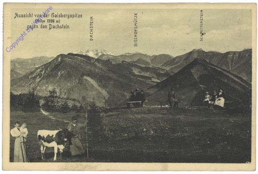 ak162740 Salzburg, Aussicht von der Gaisbergspitze gegen den Dachstein