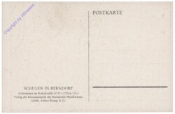 Berndorf, Schulen in Berndorf, Lehrzimmer im Rokokostile