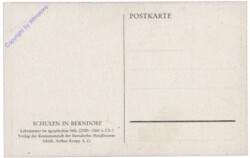 Berndorf, Schulen in Berndorf, Lehrzimmer im ägyptischen Stile