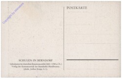 Berndorf, Schulen in Berndorf, Lehrzimmer im römischen Renaissancestile