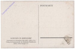 Berndorf, Schulen in Berndorf, Lehrzimmer im romanischen Stile