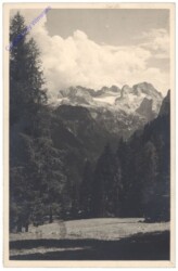 Gosau, Durchblick auf den Dachstein