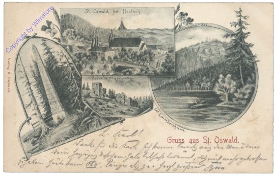 Haslach, Gruss aus St. Oswald