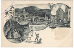 ak162985 Haslach, Multiansicht