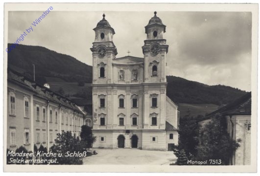 Mondsee, Kirche u.Schloss