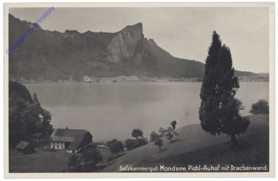 Mondsee, Pichl-Auhof mit Drachenwand