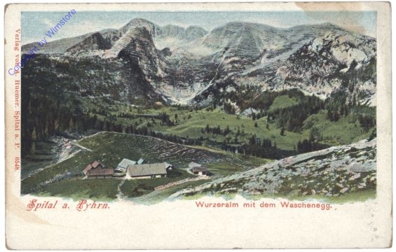 ak163100 Spital am Pyhrn, Wurzeralm mit dem Waschenegg