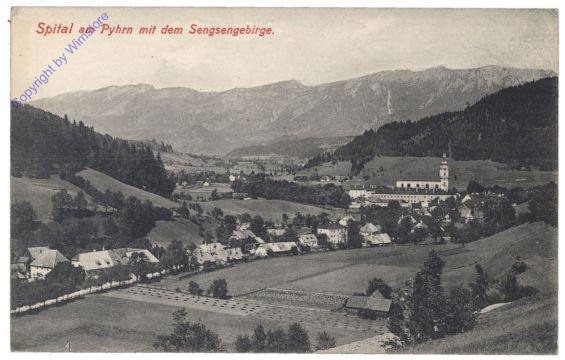 ak163103 Spital am Pyhrn, mit dem Sengsengebirge