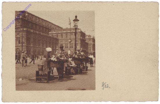 Wien I, Blumenmarkt vor der Oper