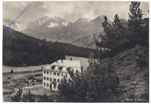 ak163251 Zernez, Hotel im Schweizer Nationalpark "Il Fuorn"