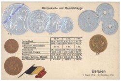 Münzkarte: Belgien