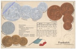 Münzkarte: Frankreich