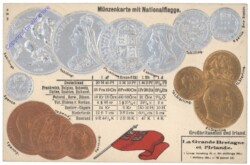 Münzkarte: Le Grande Bretagne et l'Irland