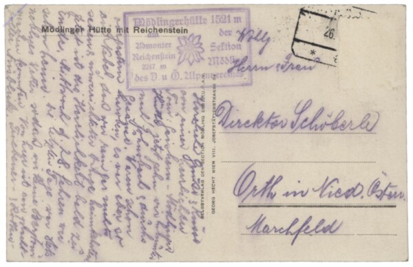 Admont, Mödlinger Hütte mit Reichenstein