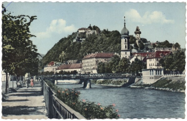 Graz, Mur und Schlossberg