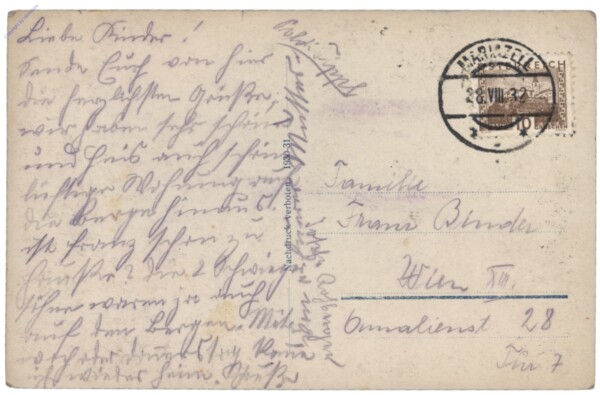 Mariazell, mit der Sauwand