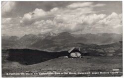 Murau, Festhütte am Gipfel der Frauenalpe