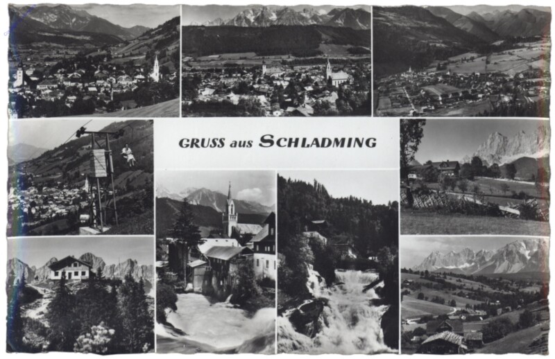ak163473 Schladming, Multiansicht
