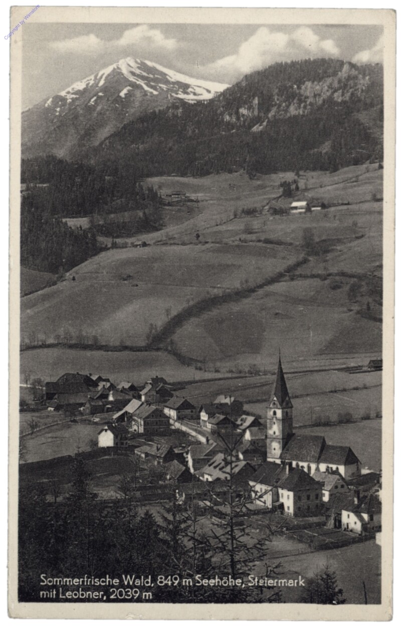 Wald am Schoberpass, mit Leobner