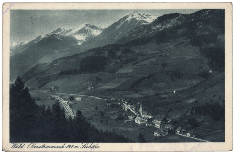 Wald am Schoberpass, Ortsansicht