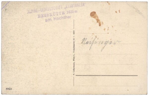 Gesäuse, Emesruhe am Wasserfallweg