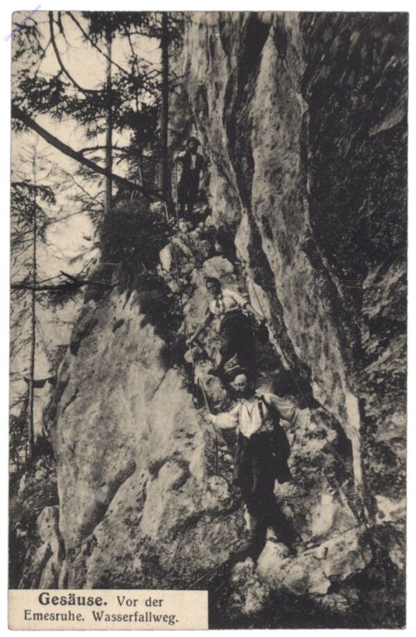 Gesäuse, Vor der Emesruhe, Wasserfallweg