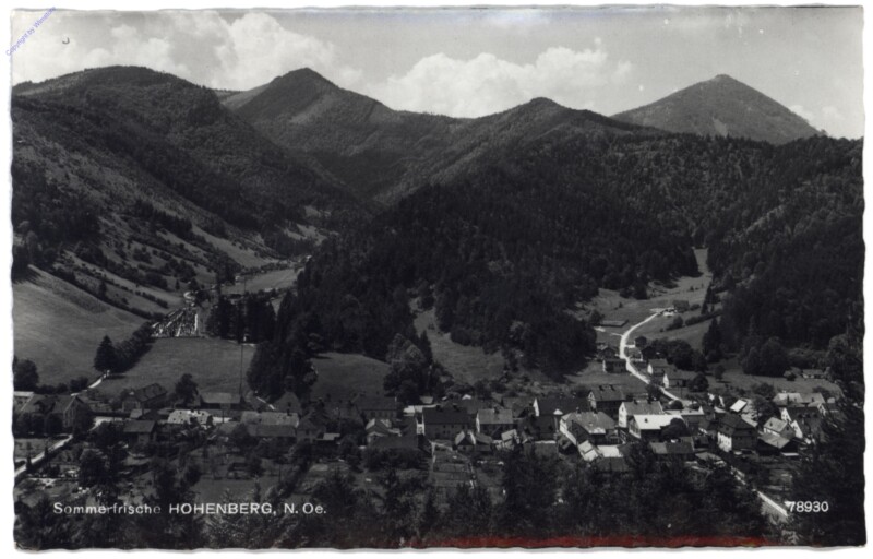 Hohenberg / Lilienfeld, Ortsansicht