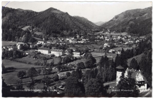 Hohenberg / Lilienfeld, Schloss Hinterburg