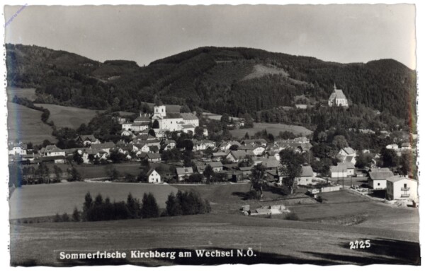 Kirchberg am Wechsel, Ortsansicht