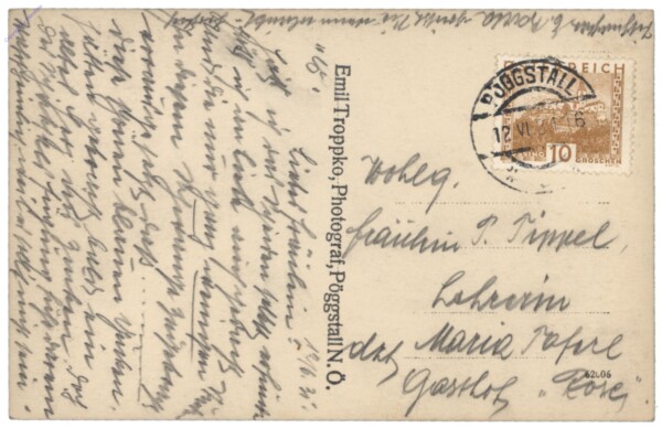 Pöggstall, Ortsansicht