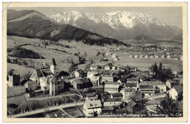 ak163557 Puchberg am Schneeberg, Ortsansicht