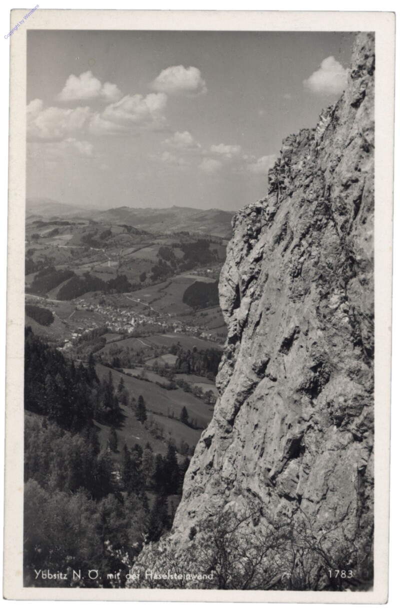 Ybbsitz, mit der Haselsteinwand